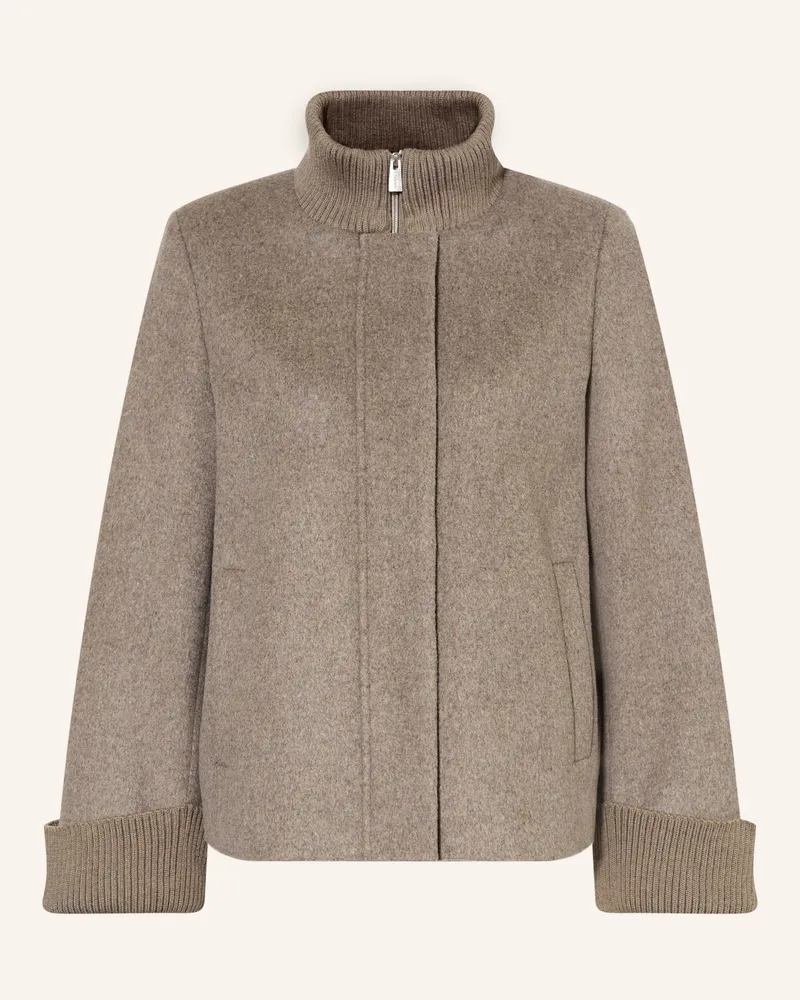 COMMA Kastenjacke beige Taupe
