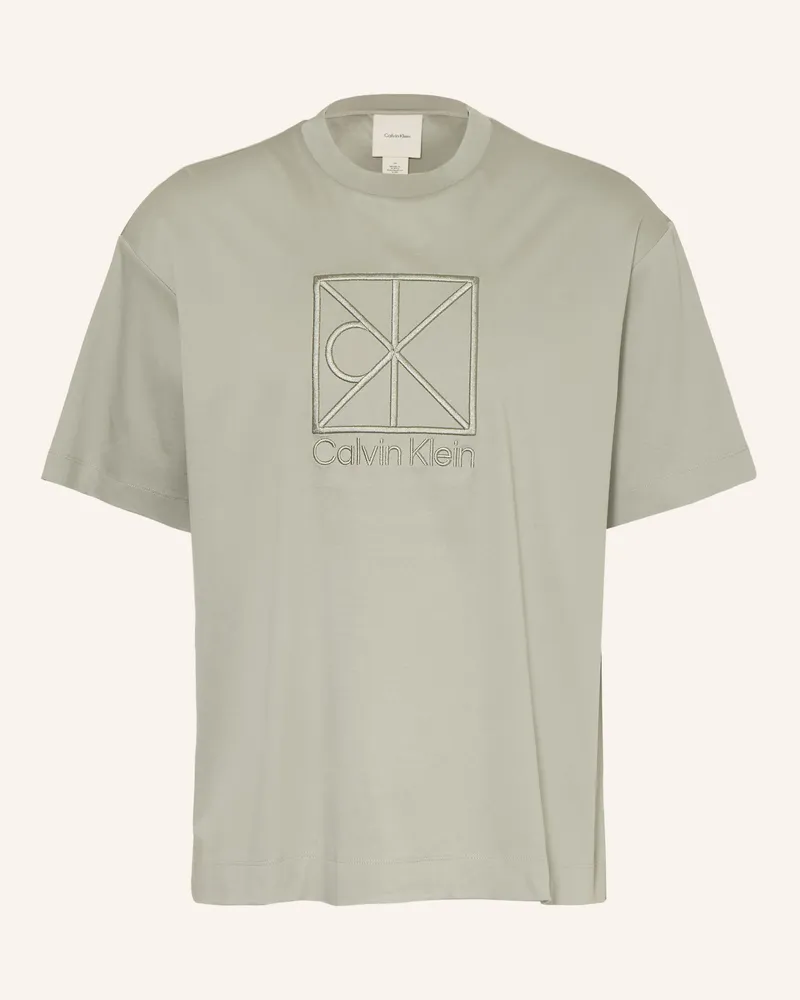 Calvin Klein T-Shirt gruen Khaki