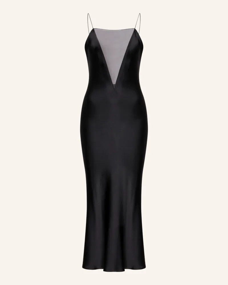 Stella McCartney Satinkleid schwarz 1000