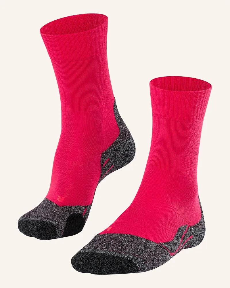 Falke Trekking-Socken tk2 Mit Merinowolle rosa 8564