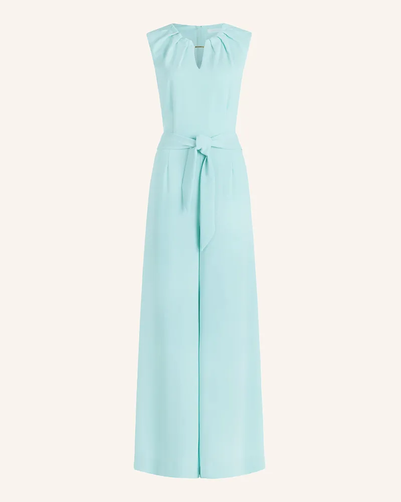 Betty Barclay Piqué-Jumpsuit blau Türkis