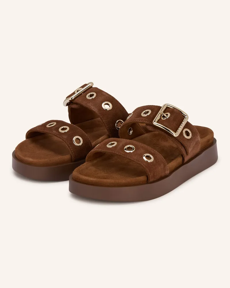 INUIKII Pantoletten TILDA Braun