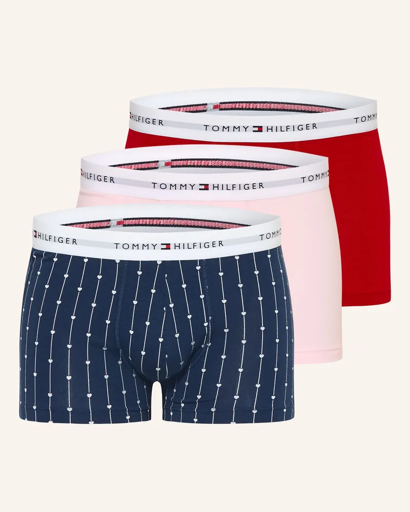 Tommy Hilfiger 3er-Pack Boxershorts rot Rot