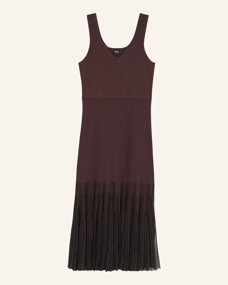HUGO BOSS Gestricktes Kleid Floe braun Dunkelbraun