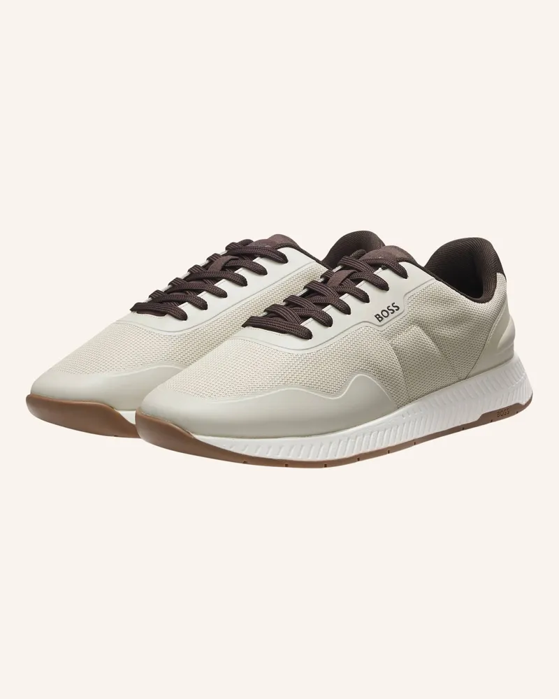 HUGO BOSS Sneaker Titanium_Runn_Trtxpu beige Beige
