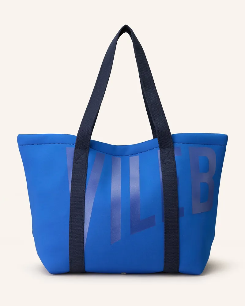 Vilebrequin Strandtasche Solid blau Blau