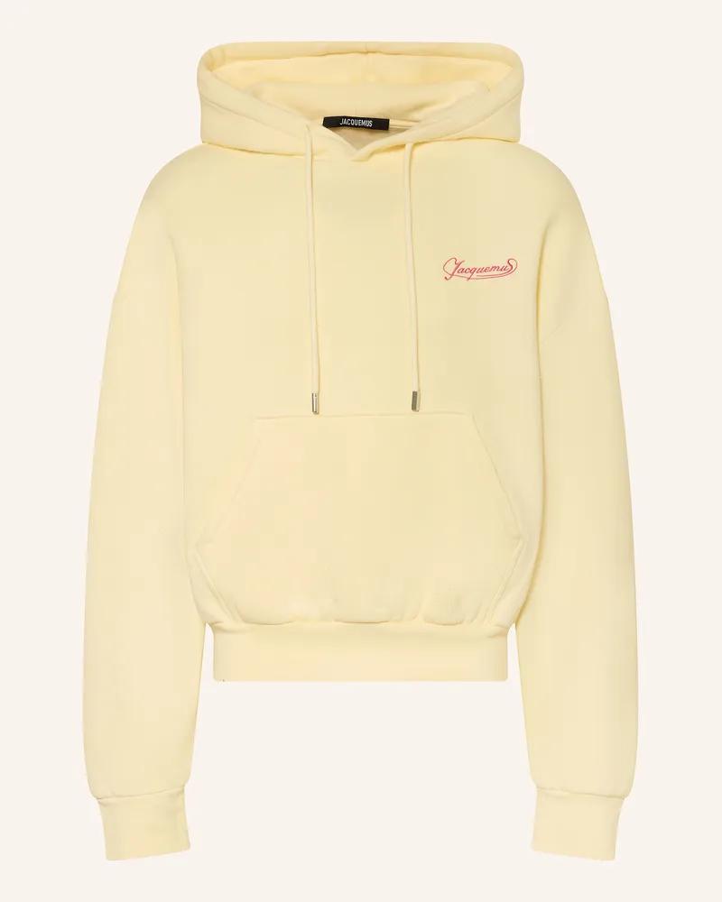 Jacquemus Hoodie LE HOODIE CORTO Gelb