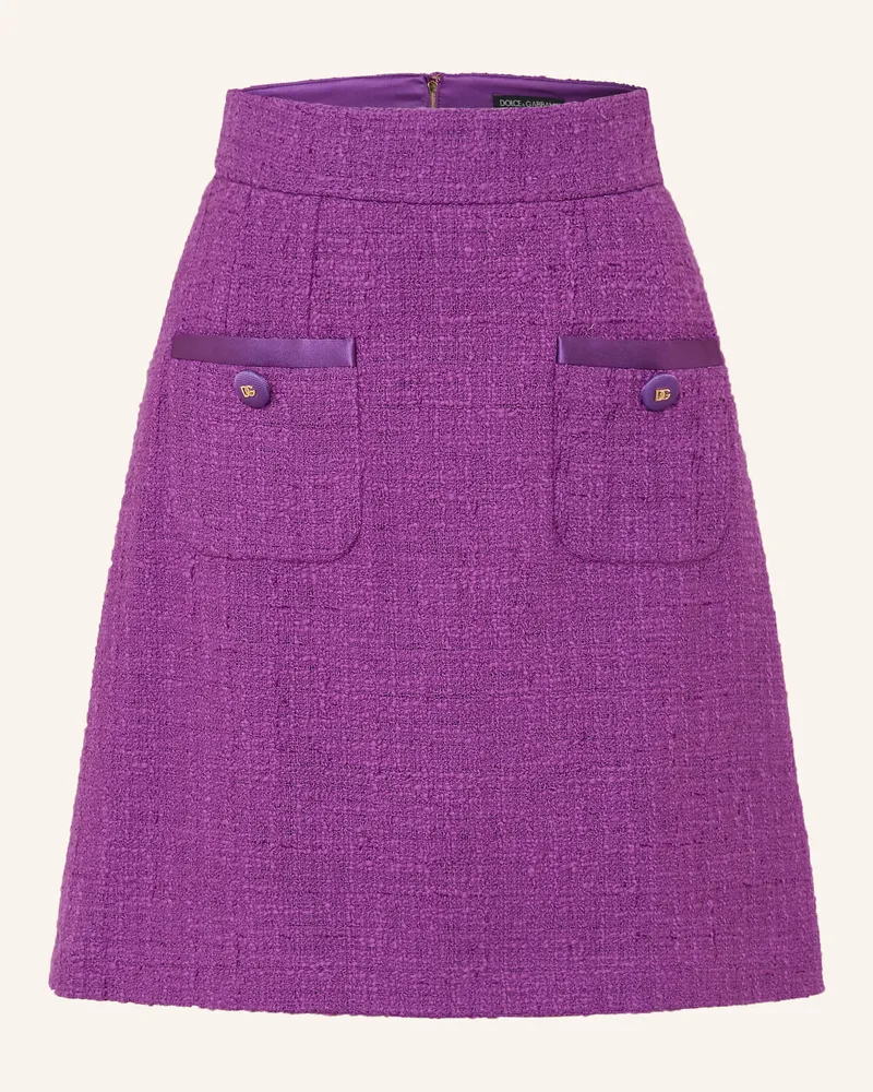 Dolce & Gabbana Bouclé-Rock RACHEL Lila