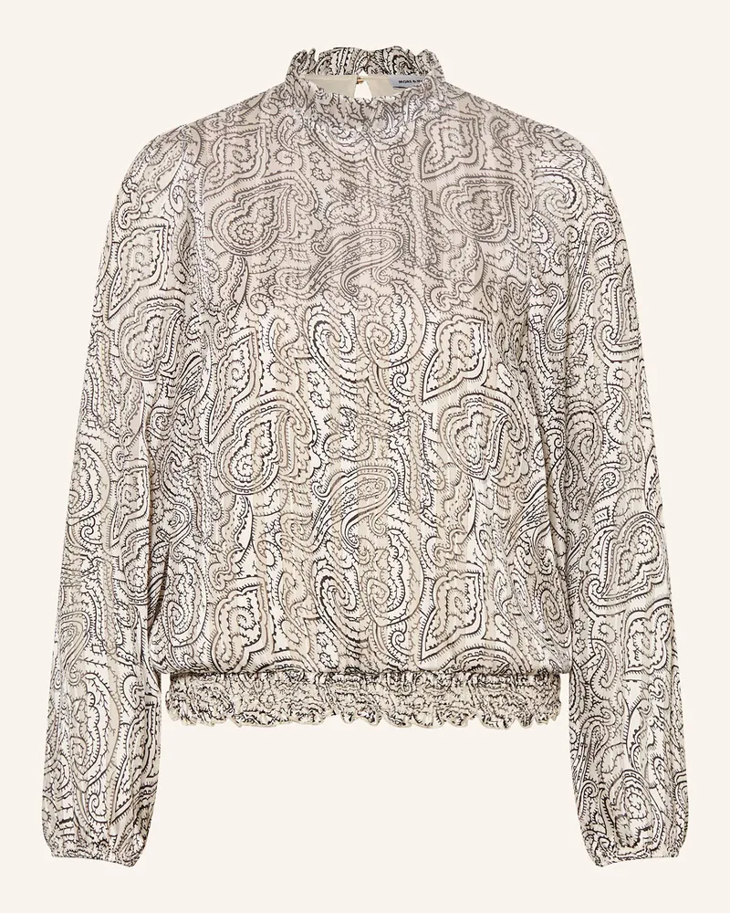 More & More Blusenshirt mit Glitzergarn Ecru