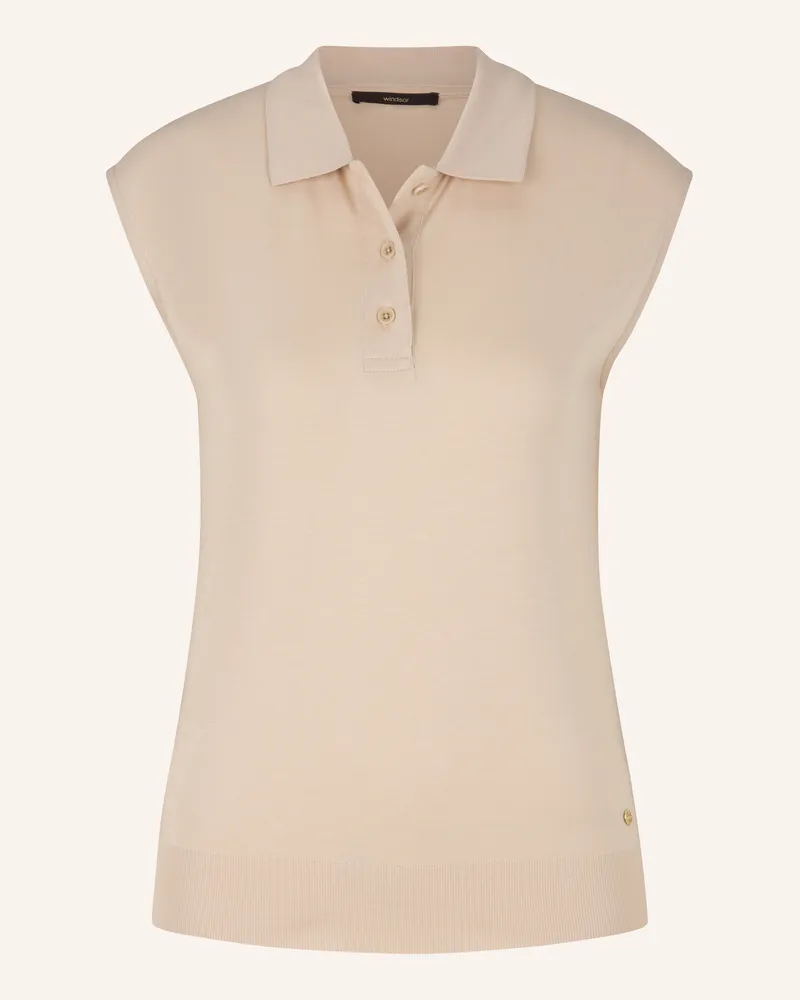 windsor. Poloshirt Beige