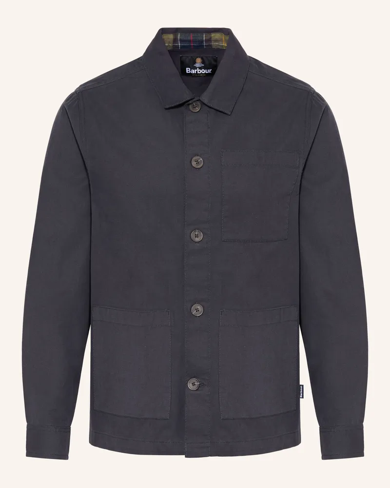 Barbour Hemd Comfort Fit blau Dunkelblau