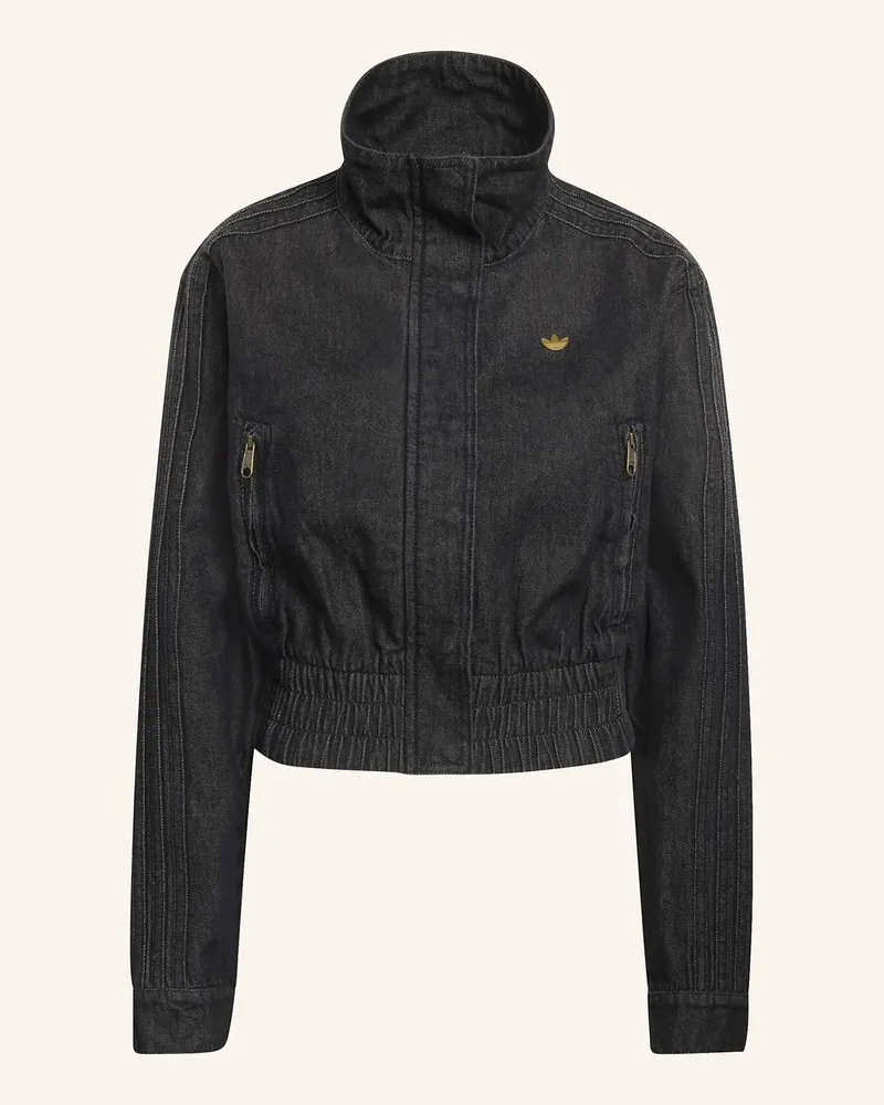 adidas DENIM TRAININGSJACKE Schwarz