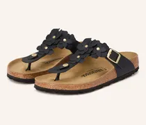 Zehentrenner Gizeh Flower Mit Nieten schwarz