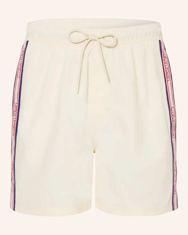 Calvin Klein Badeshorts beige Creme