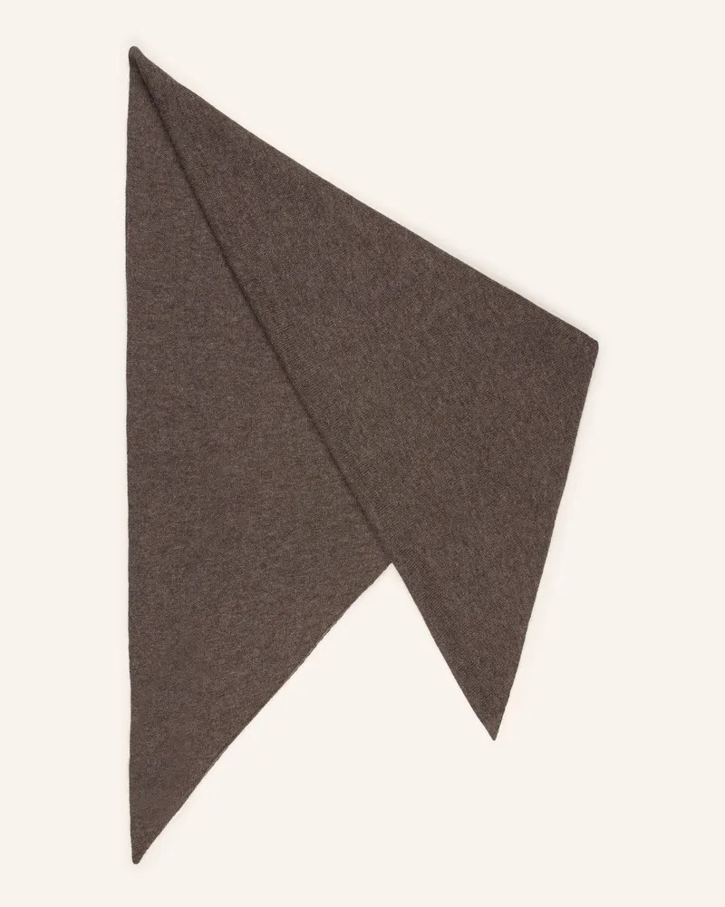 Darling Harbour Dreieckstuch Mit Cashmere braun Truffle