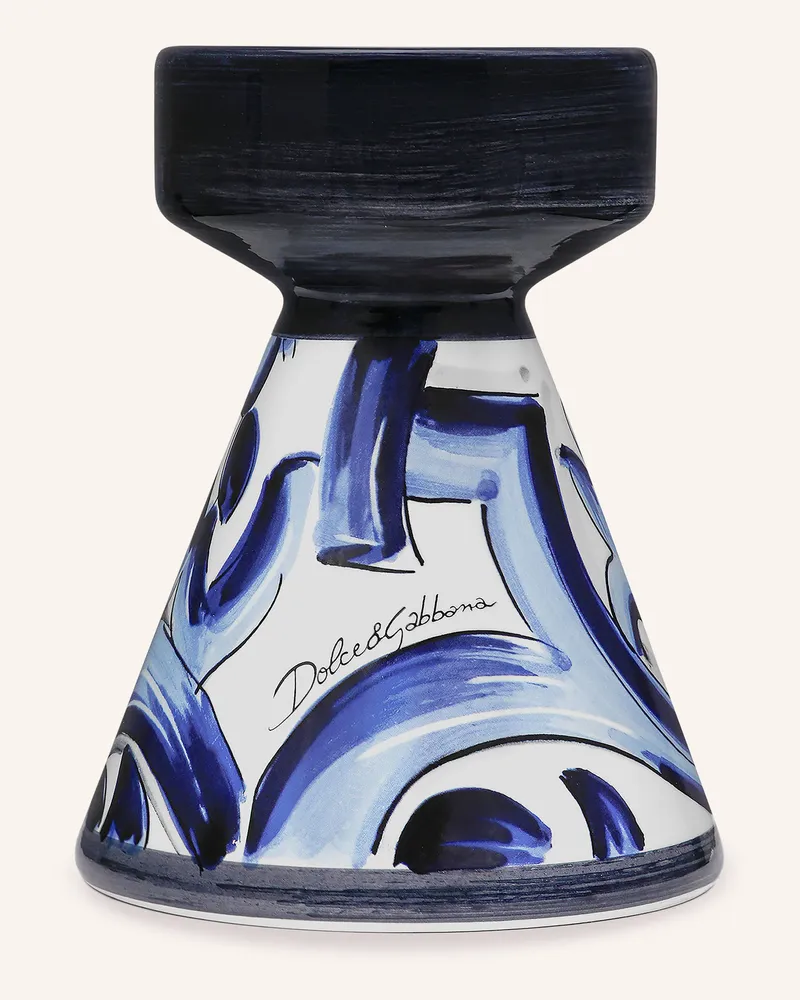 Dolce & Gabbana Casa Kerzenhalter SMALL Dunkelblau
