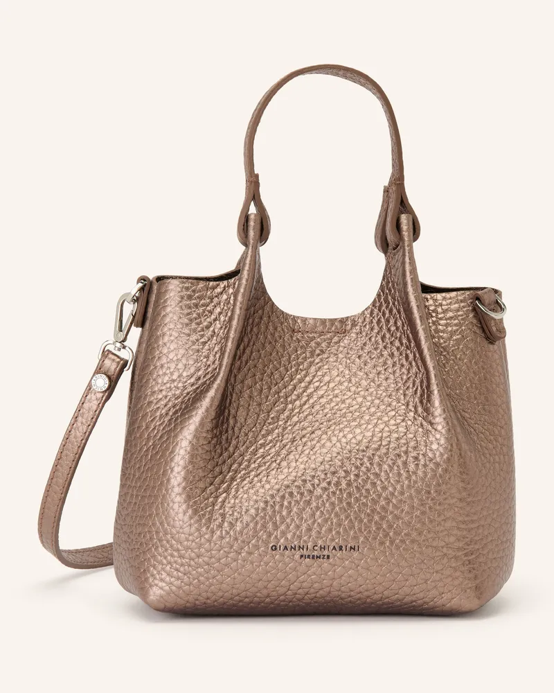 Gianni Chiarini Umhängetasche Dua Mini braun Taupe