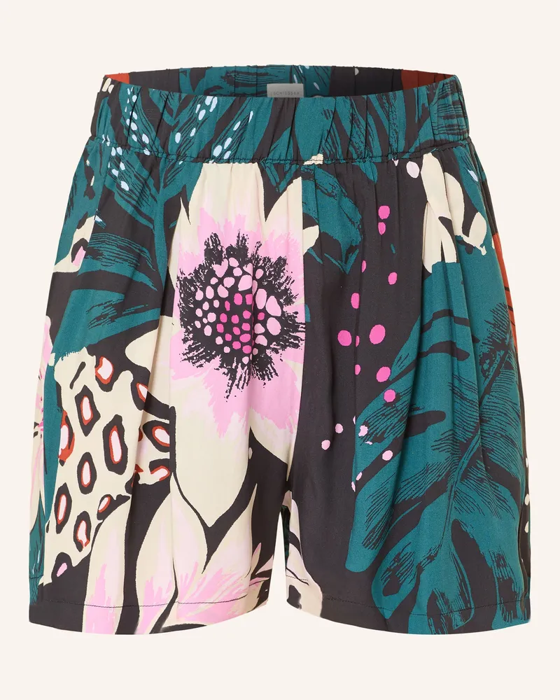 Schiesser Schlafshorts MIX+RELAX Grün