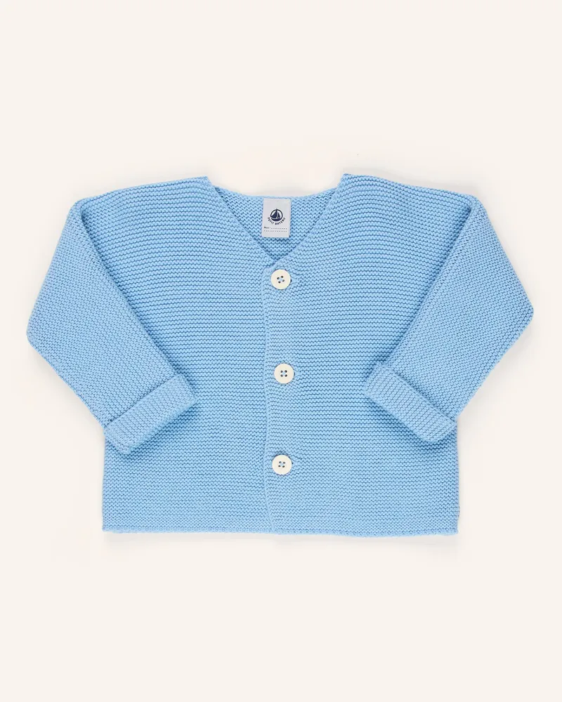 Petit Bateau Strickjacke blau Hellblau