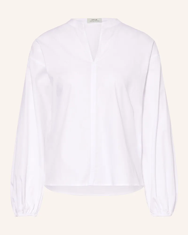 OPUS Blusenshirt Flandi weiss Weiss