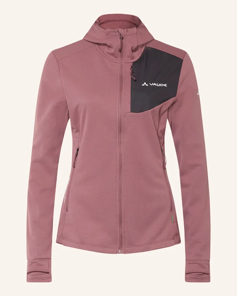 Vaude Midlayer-Jacke Monviso rot Altrosa