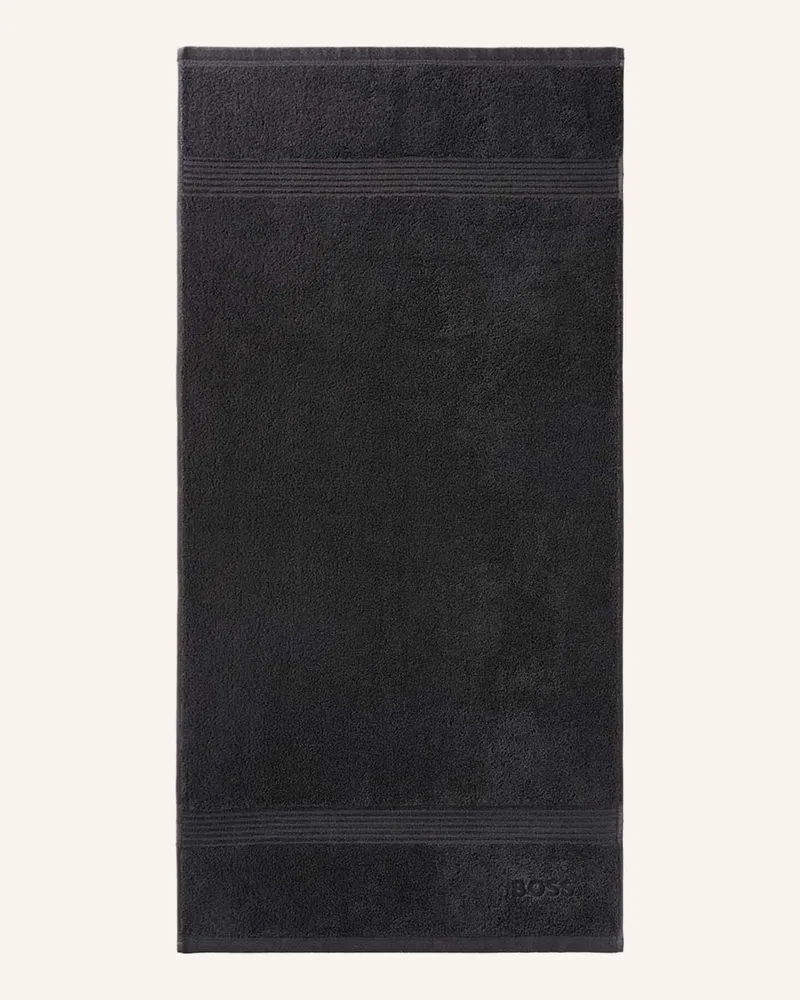 HUGO BOSS Handtuch Loft schwarz Schwarz