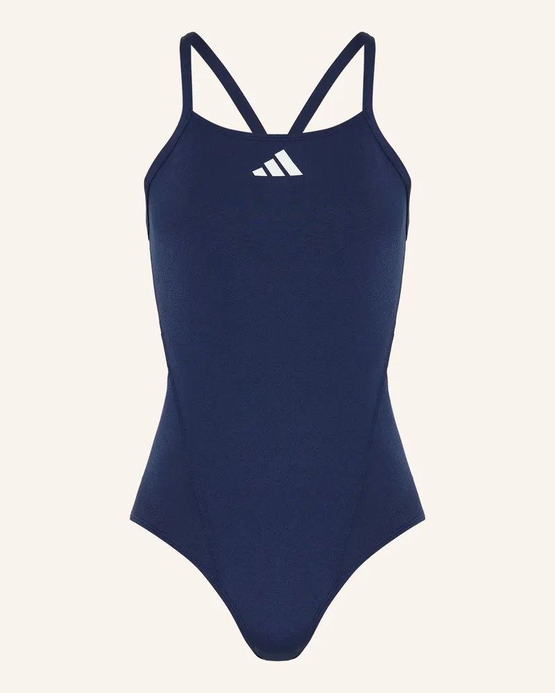 adidas Badeanzug RIPSTREAM TEAM THIN STRAPS C-BACK Dunkelblau