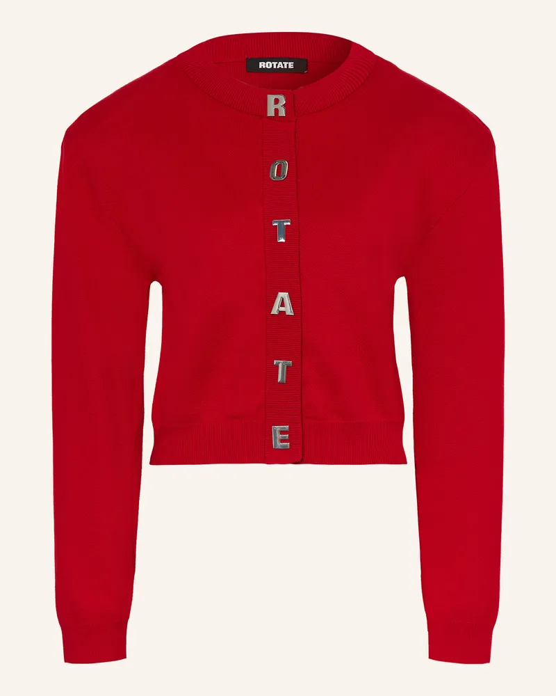 ROTATE Birger Christensen Strickjacke rot Rot