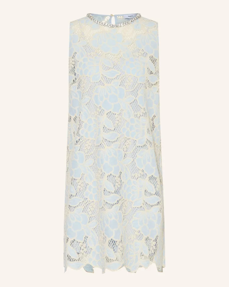 Suncoo Spitzenkleid Cerise Mit Schmucksteinen blau Hellblau