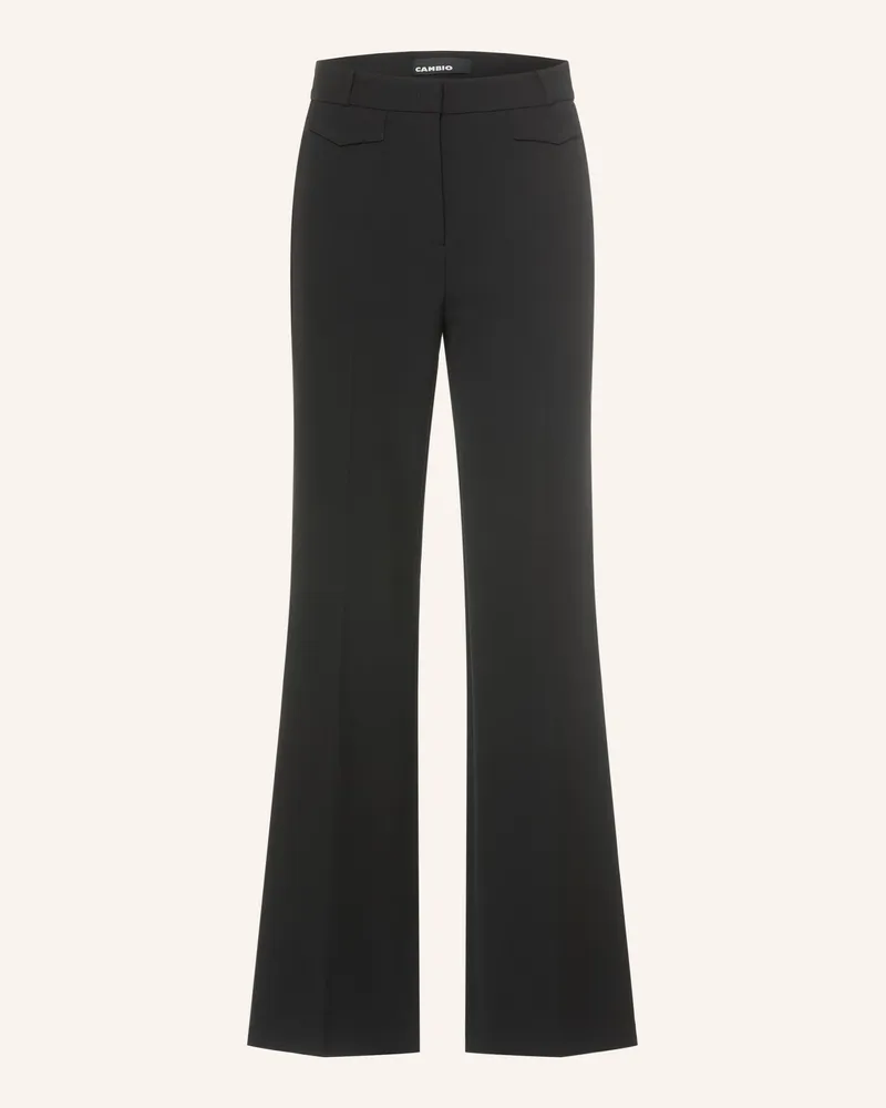Cambio Marlenehose Famous schwarz Schwarz