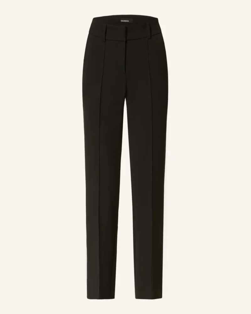 Cambio Bootcut-Hose Farah schwarz Schwarz