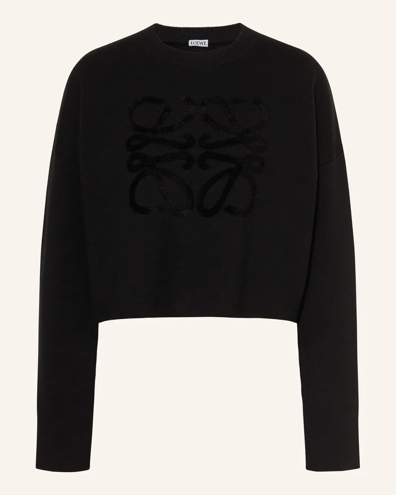 Loewe Pullover schwarz Schwarz