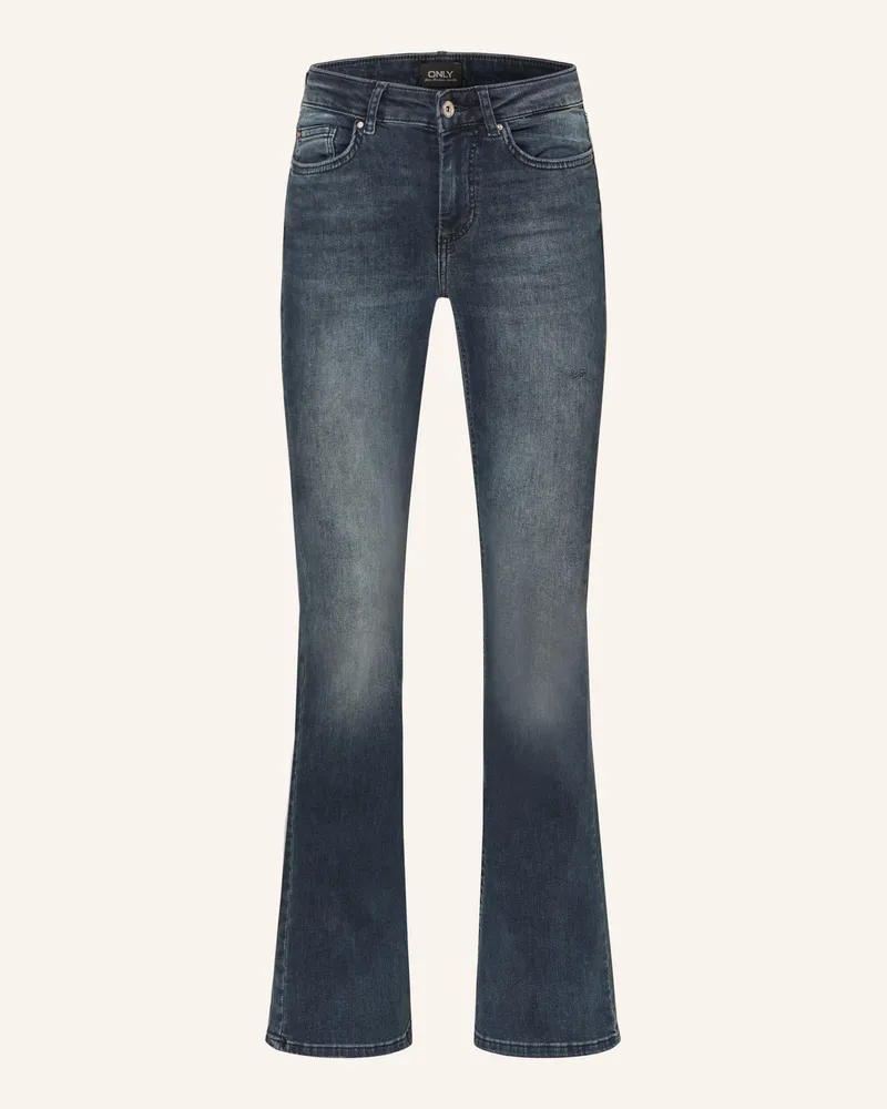 only Flared Jeans blau Blue