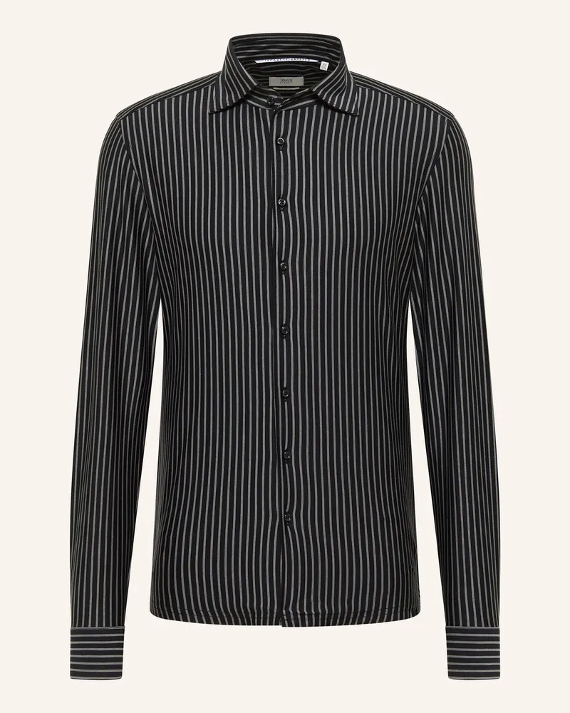 Eterna Hemd Slim Fit Grau