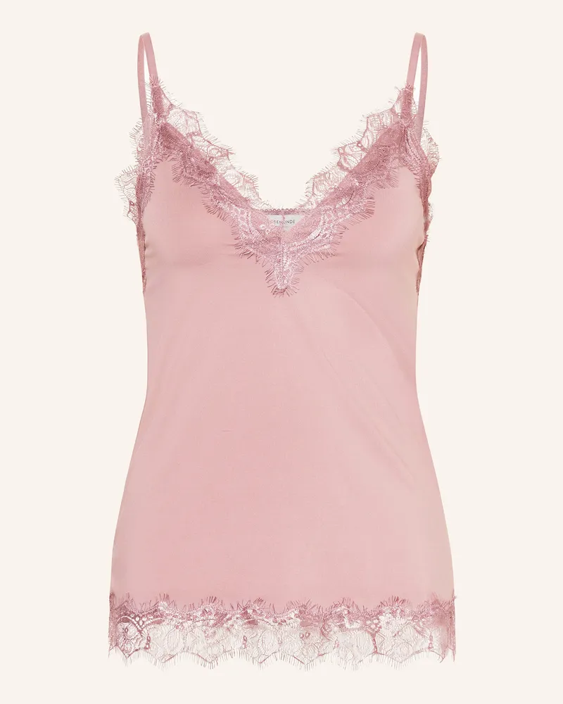 Rosemunde Top BILLIE mit Spitze Rosé