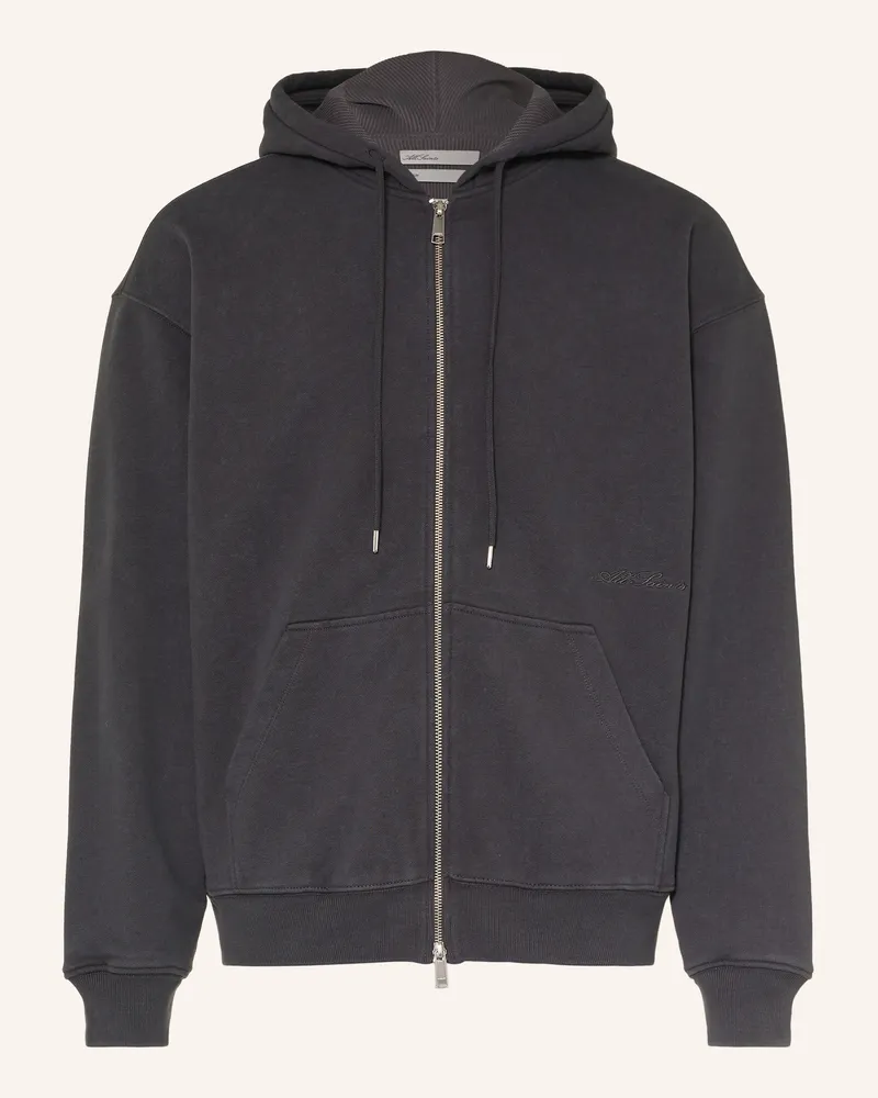 AllSaints Sweatjacke Brax schwarz Dunkelgrau