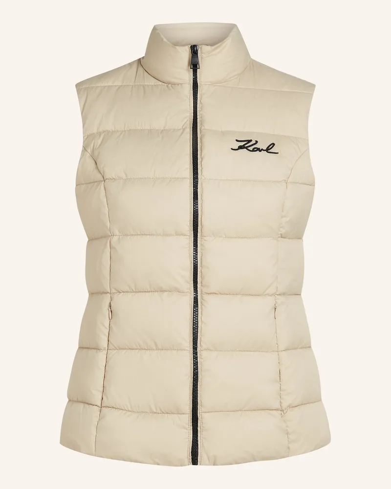 Karl Lagerfeld Weste Beige