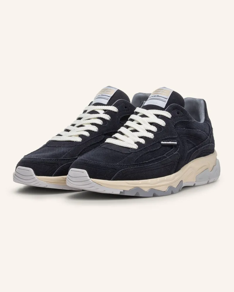 Floris van Bommel Sneaker De Rezer 02 blau Dunkelblau
