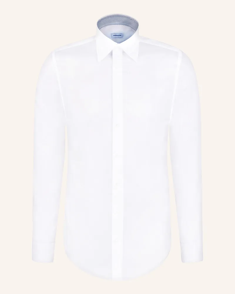 Seidensticker Hemd Shaped Fit weiss Weiss