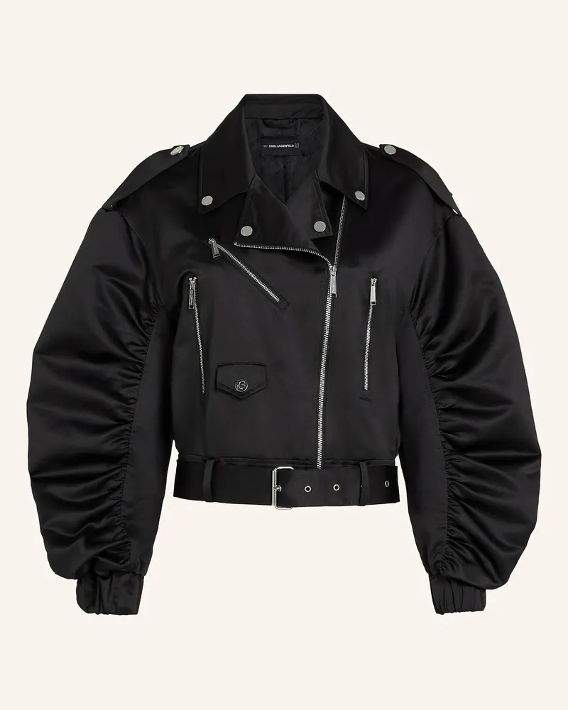 Karl Lagerfeld Bomberjacke Schwarz
