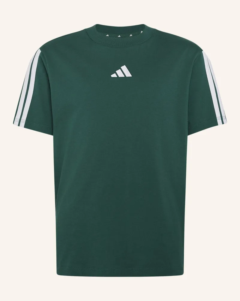 adidas T-Shirt Essentials gruen Weiss