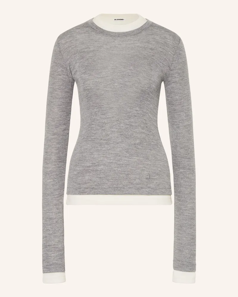 Jil Sander 2er-Pack Longsleeves Grau