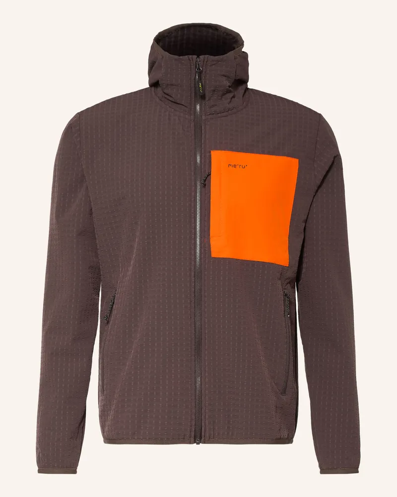 me°ru' Midlayer-Jacke Tunja braun Dunkelbraun