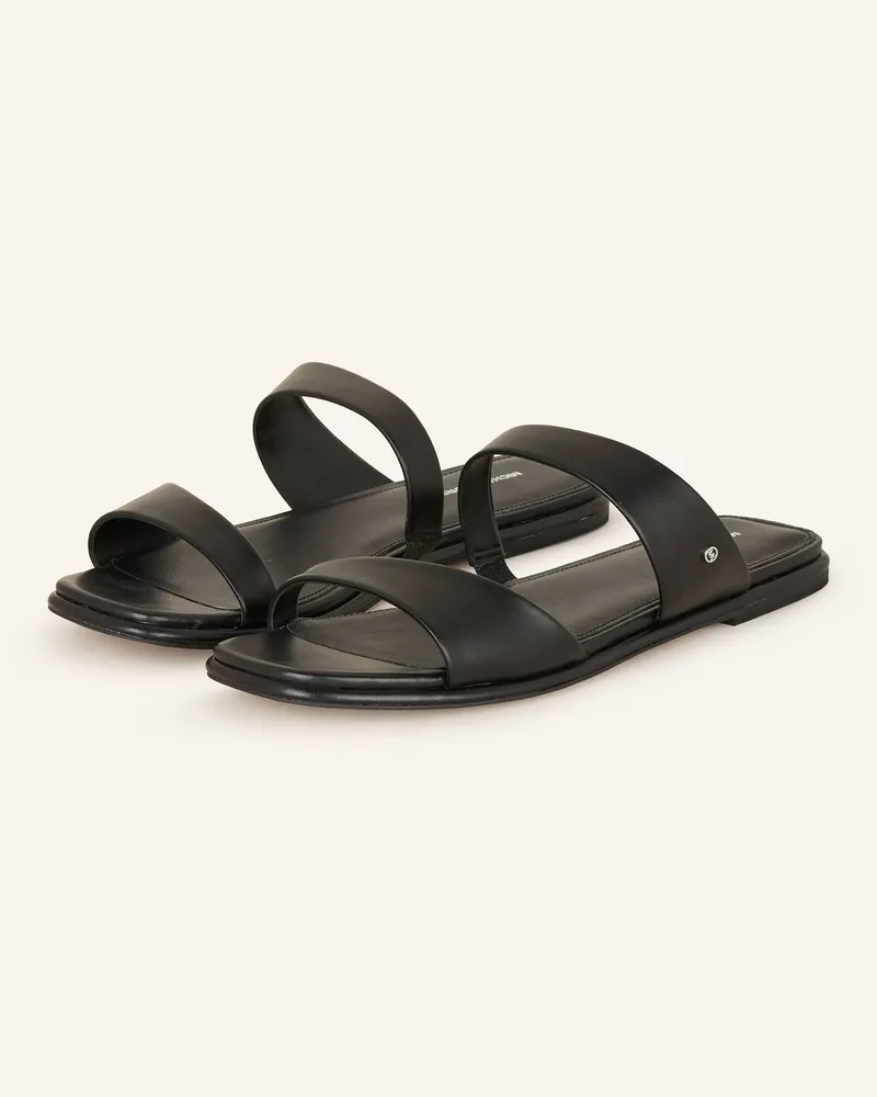 Michael Kors Pantoletten Jaida schwarz Schwarz