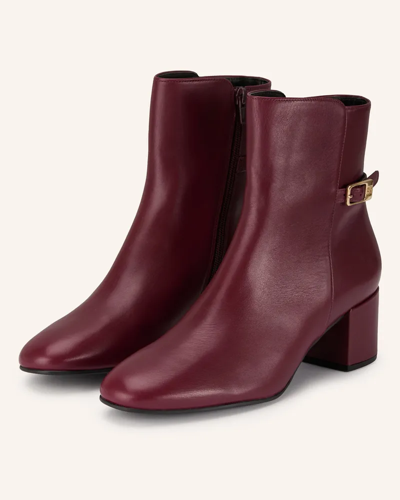 Högl Stiefeletten rot Dunkelrot