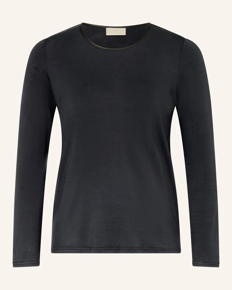 Essenza Schlafshirt Luyza Uni grau Schwarz