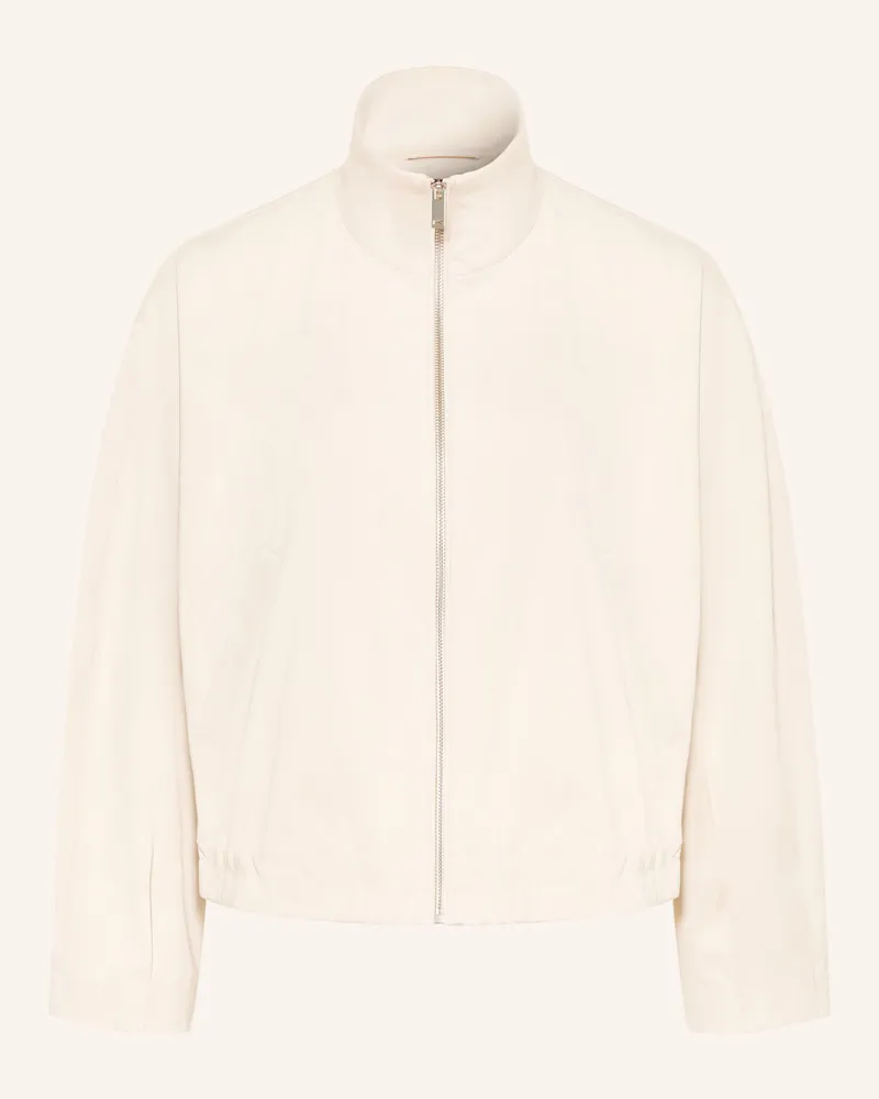 OPUS Jacke Jelia In Lederoptik weiss Creme