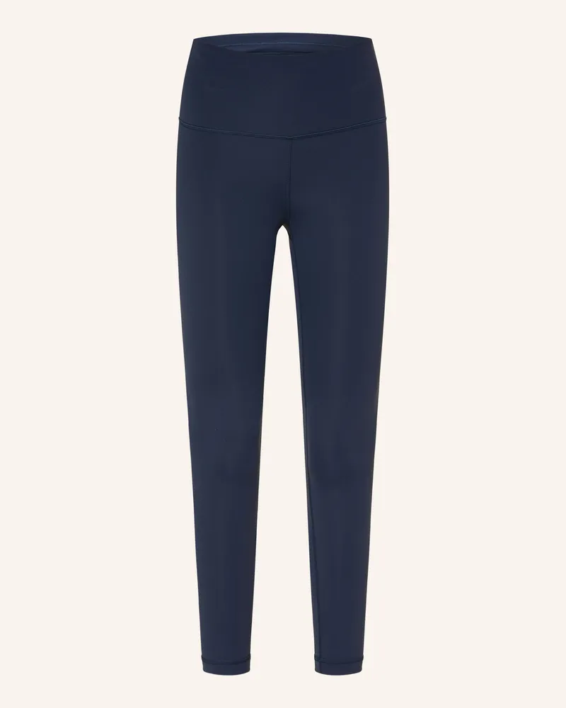 LULULEMON Tights WUNDER TRAIN HR 25IN Dunkelblau