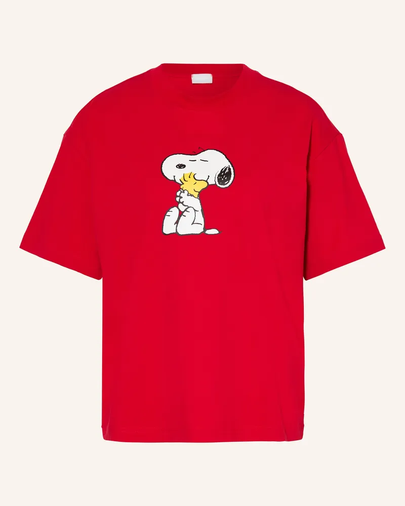 Mey Schlafshirt Serie Mey × Peanuts rot Rot