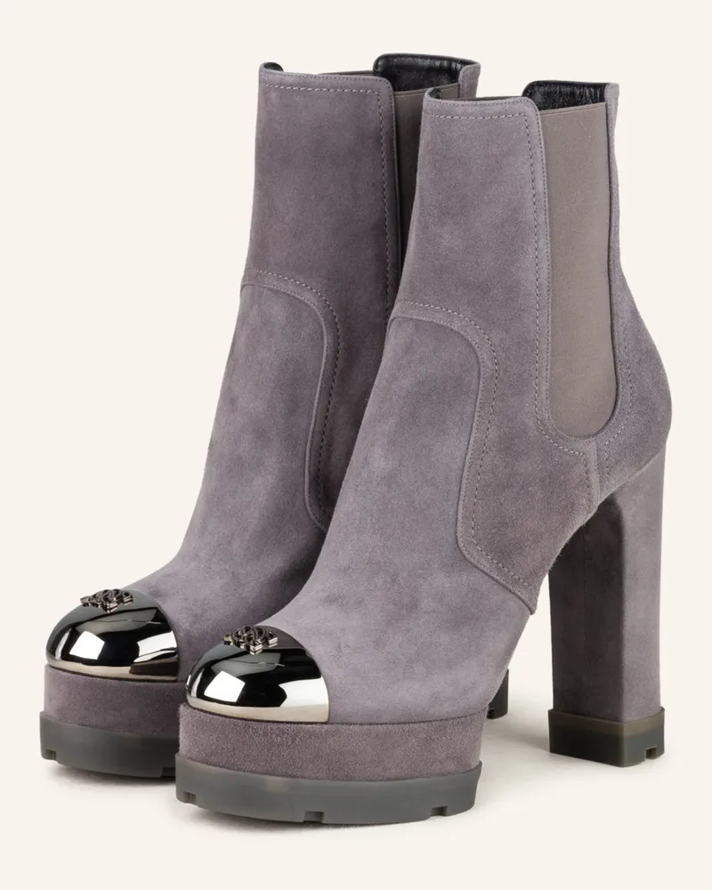 Casadei Plateau-Stiefeletten NANCIE Grau